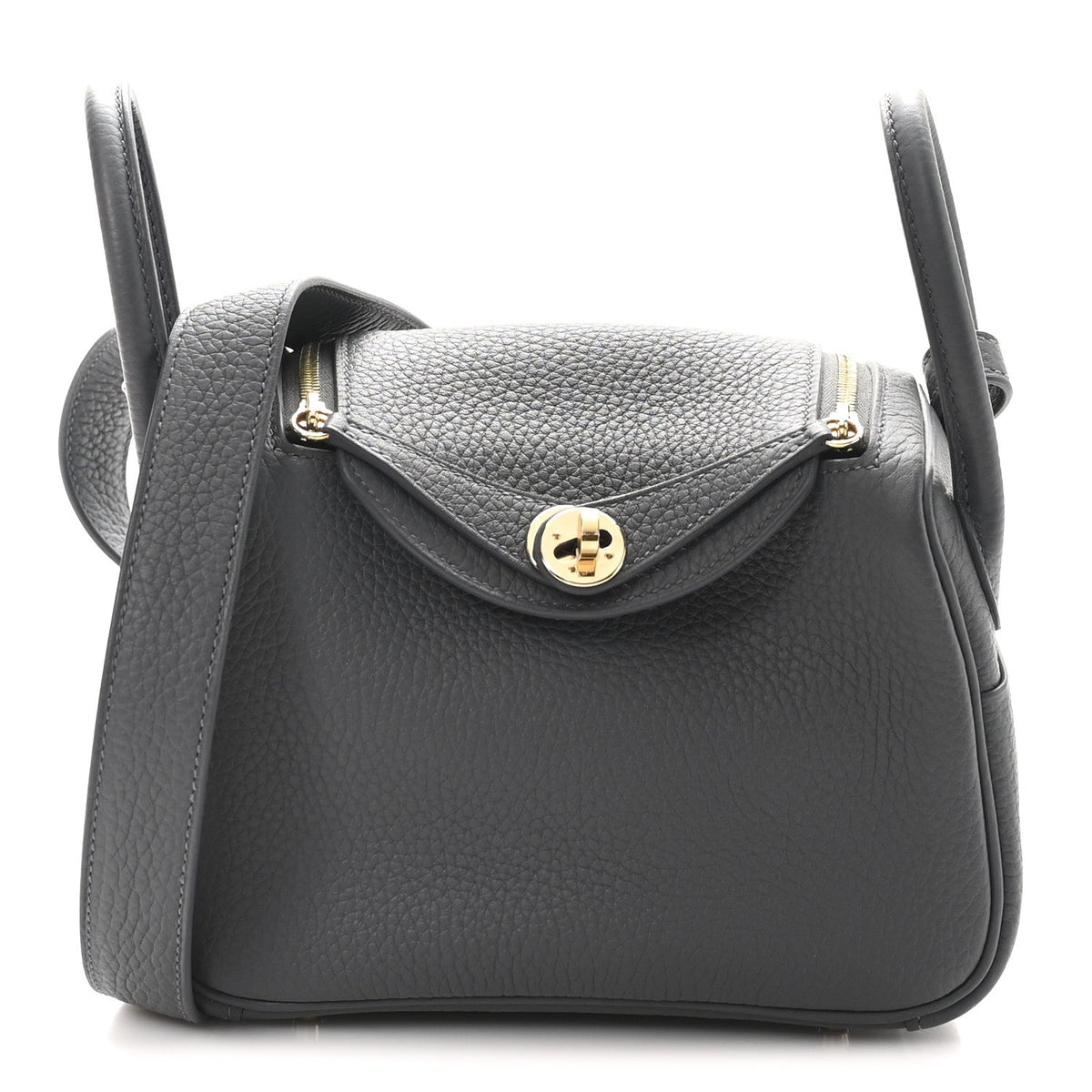 Taurillon Clemence Mini Lindy 20 Ardoise