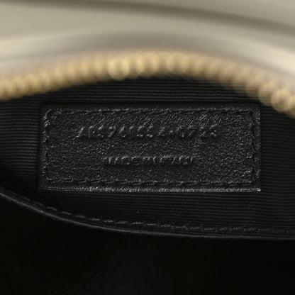 Calfskin Matelasse Monogram Lou Camera Bag Crema Soft