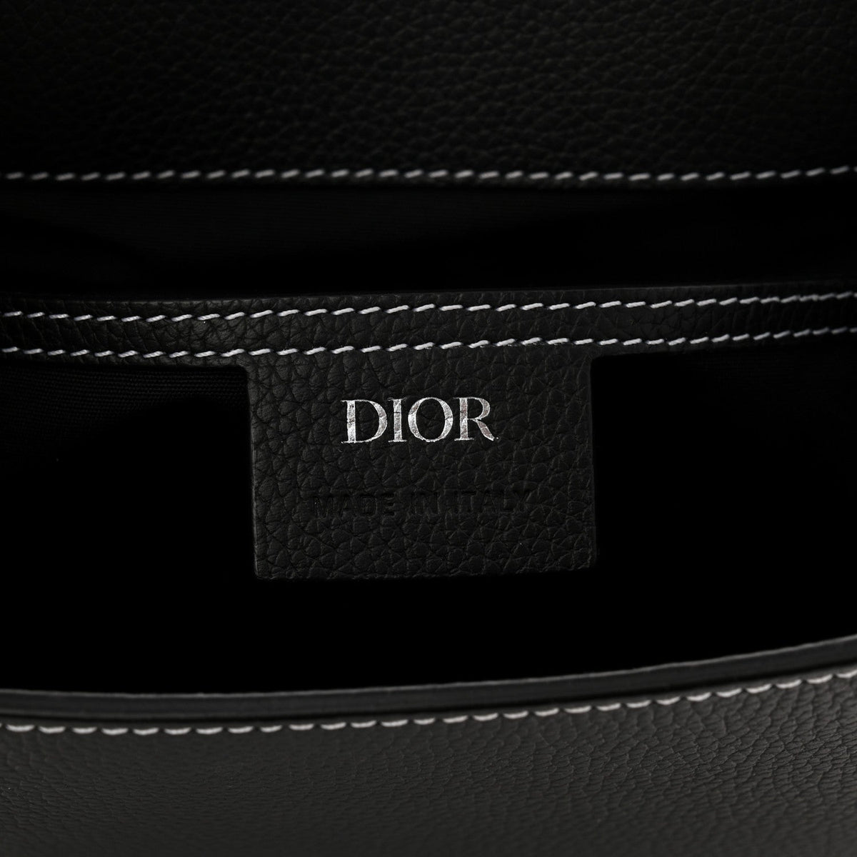 Grained Calfskin Maxi Gallop Backpack Black