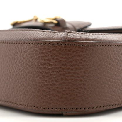 New Denim GG Monogram Dollar Calfskin Web Mini Horsebit 1955 Shoulder Bag Blue Tea Cuir Epilog