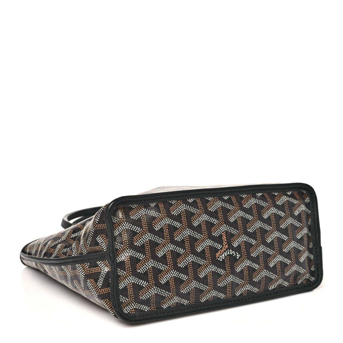 Goyardine Reversible Mini Anjou Black