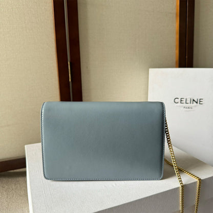 WALLET ON CHAIN MARGO in Shiny calfskin