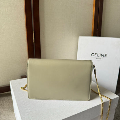 WALLET ON CHAIN MARGO in Shiny calfskin