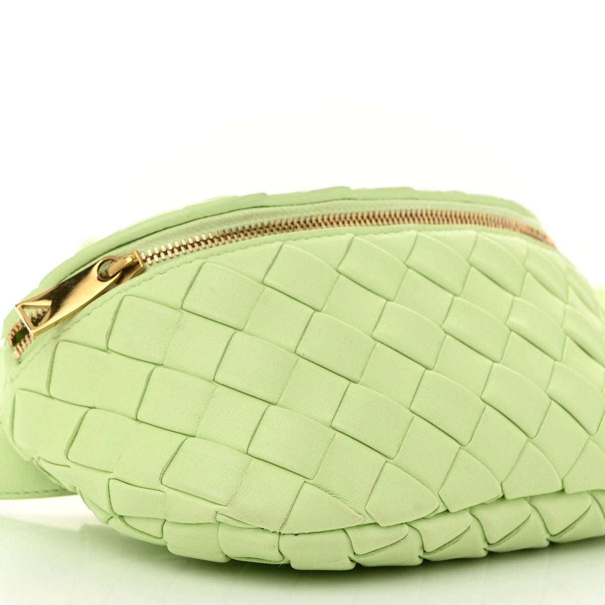 Nappa Intrecciato Belt Bag Fennel