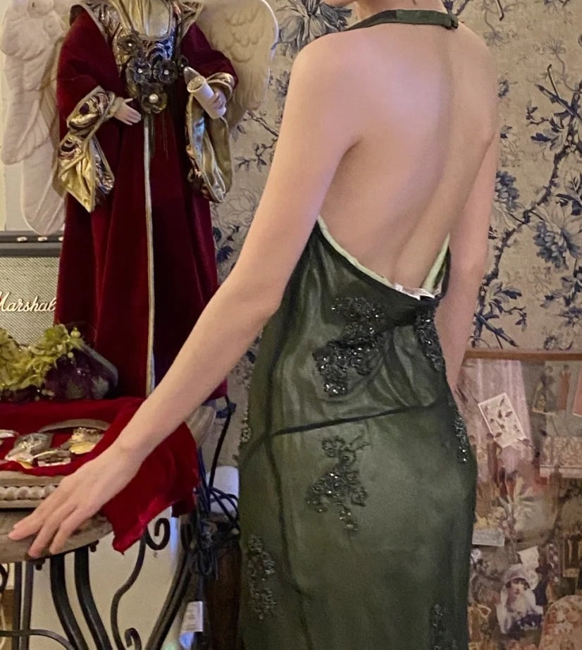 Stunning Prom Dress V-neck Backless Gala Dress Birthday Party Dress Evening Dress  D4575