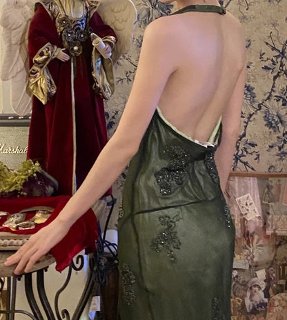Stunning Prom Dress V-neck Backless Gala Dress Birthday Party Dress Evening Dress  D4575