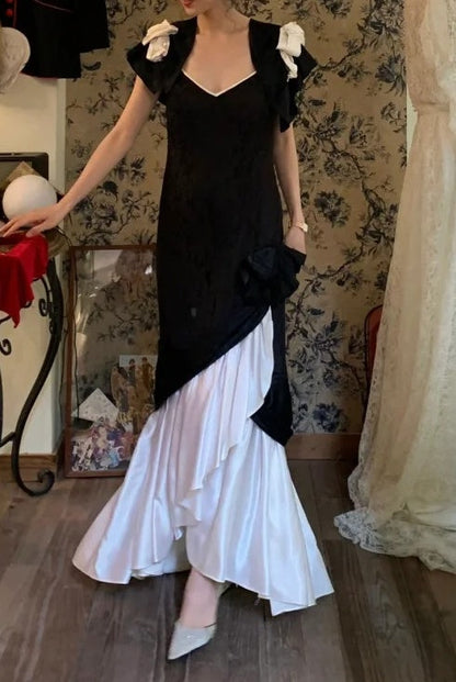 Minimalist Prom Dress V-neck Mermiad Gala Dress Formal Dress Evening Dress  D4581