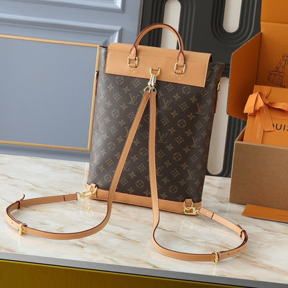 LOUIS VUITTON SOHO MM MONOGRAM BROWN 32CM M14653