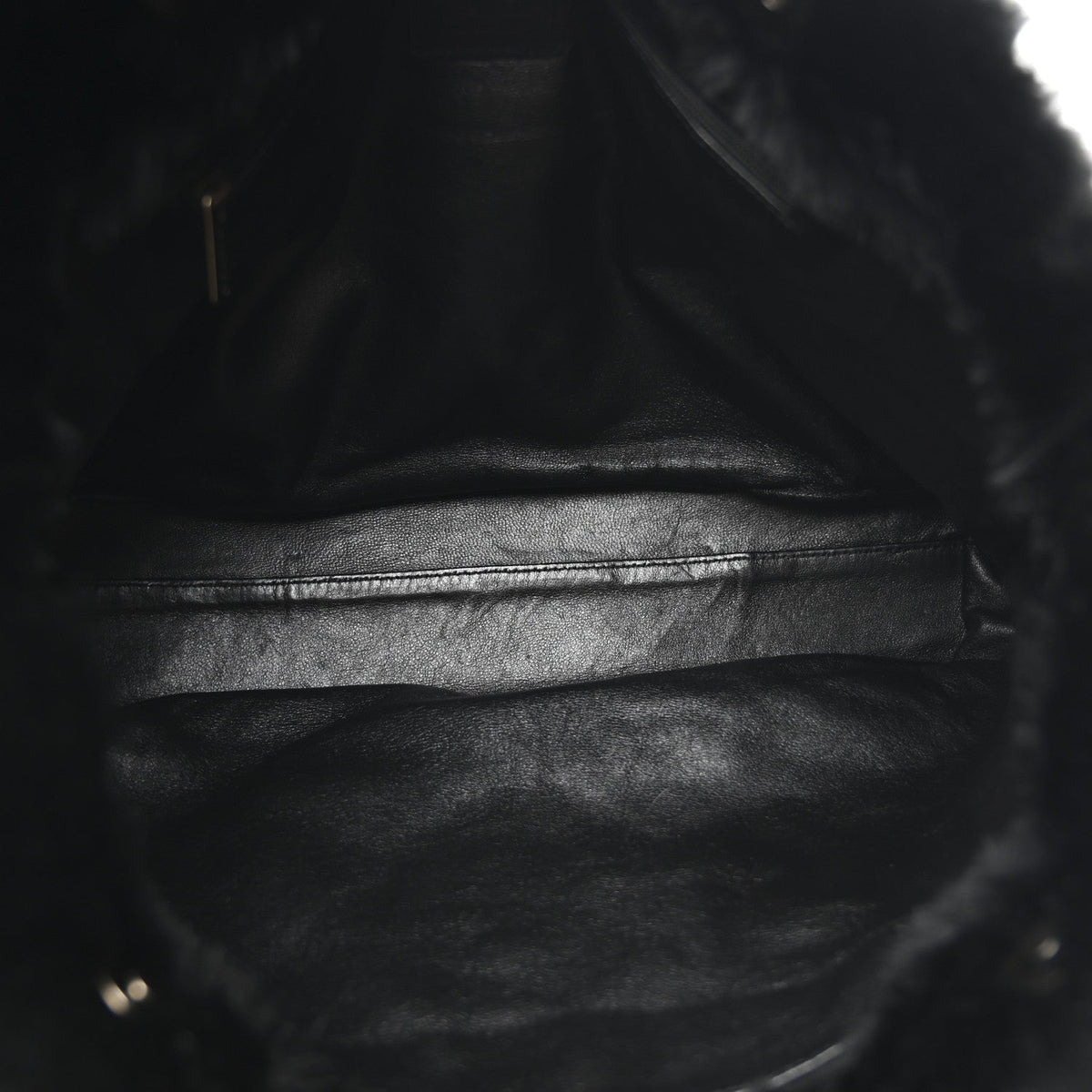 Orylag Rabbit Fur CC Tote Black