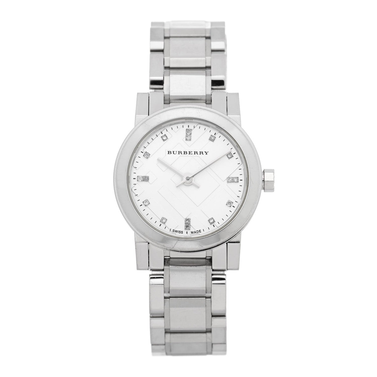 Stainless Steel Diamond 27mm Heritage Quartz Watch BU9213