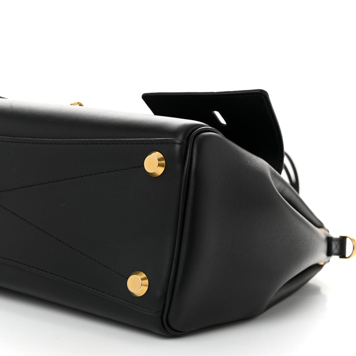 Smooth Calfskin Small Bel Air Carry All Bag Black