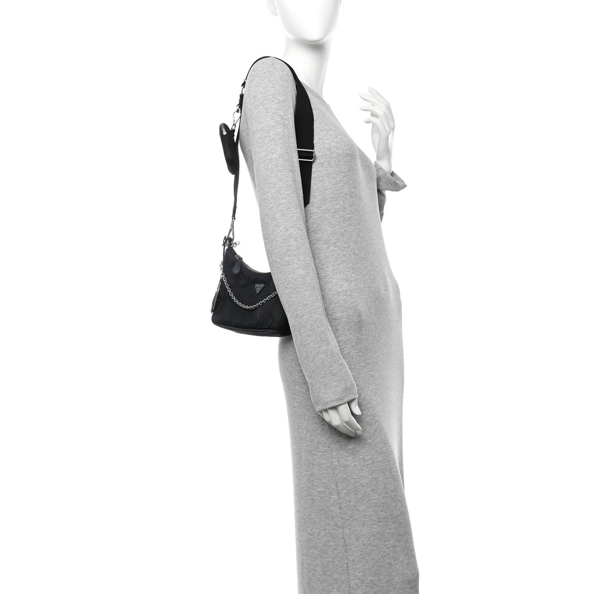 Nylon Re-Edition 2005 Shoulder Bag Black
