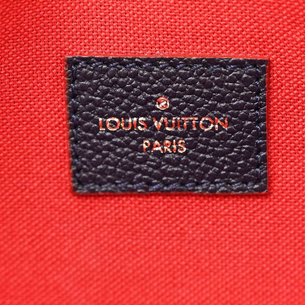 Empreinte Pochette Felicie Chain Wallet Marine Rouge