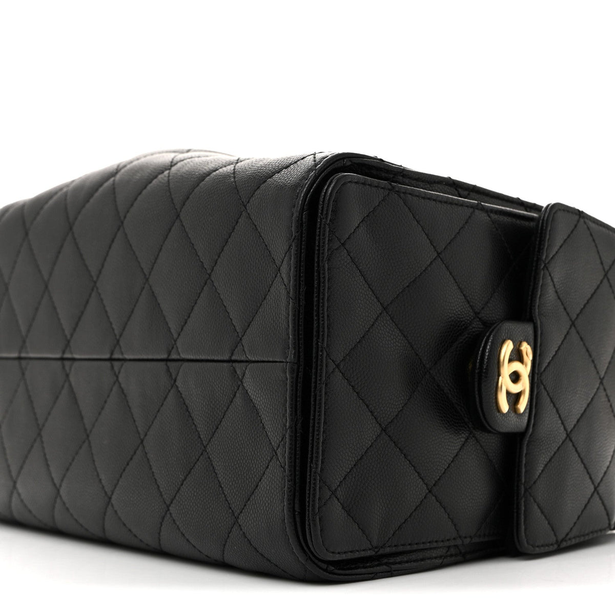 Caviar Quilted Small Chanel 25 Handbag Black