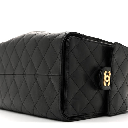 Caviar Quilted Small Chanel 25 Handbag Black