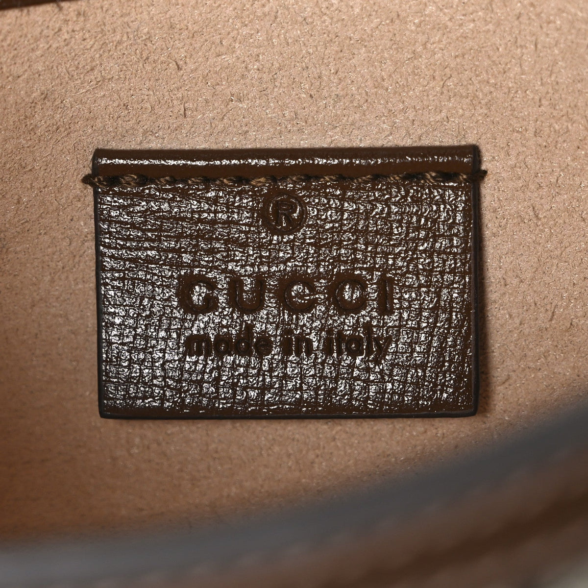 GG Supreme Monogram Mini Horsebit 1955 Shoulder Bag Beige Brown Sugar