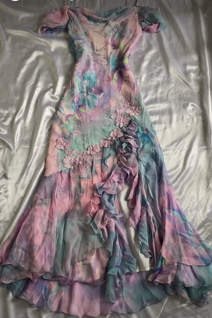 Lilac Ombre Off Shoulder Sheath Chiffon Long Evening Dress Vintage Party Dress, D973