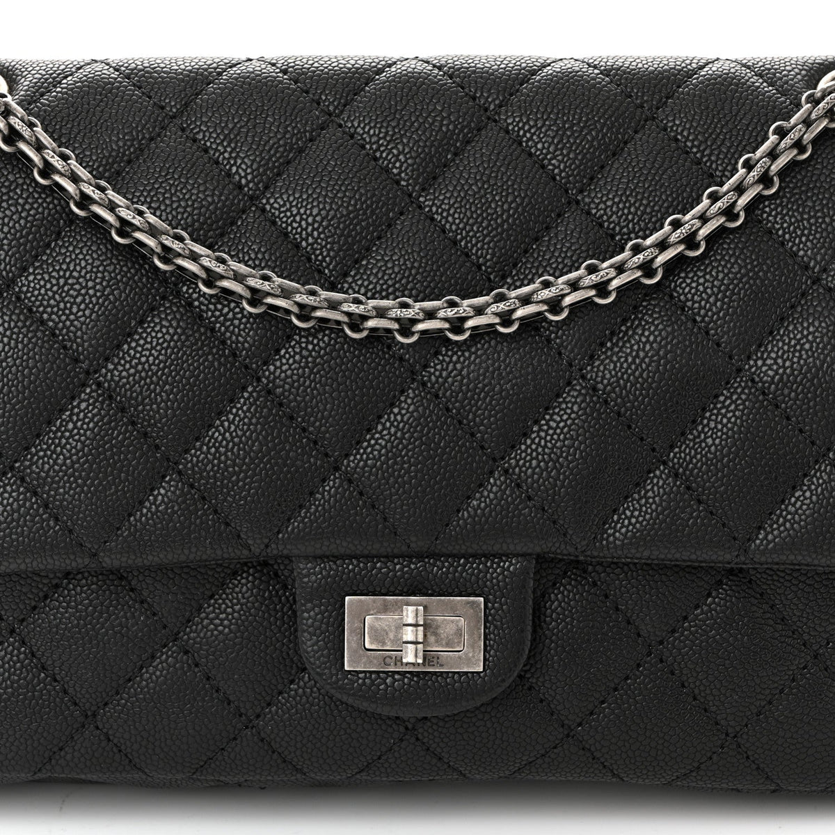 Caviar Quilted 2.55 Reissue 226 Flap Black
