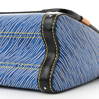 Epi Complice Trunks and Bags Twist Shoulder Bag MM Denim Light