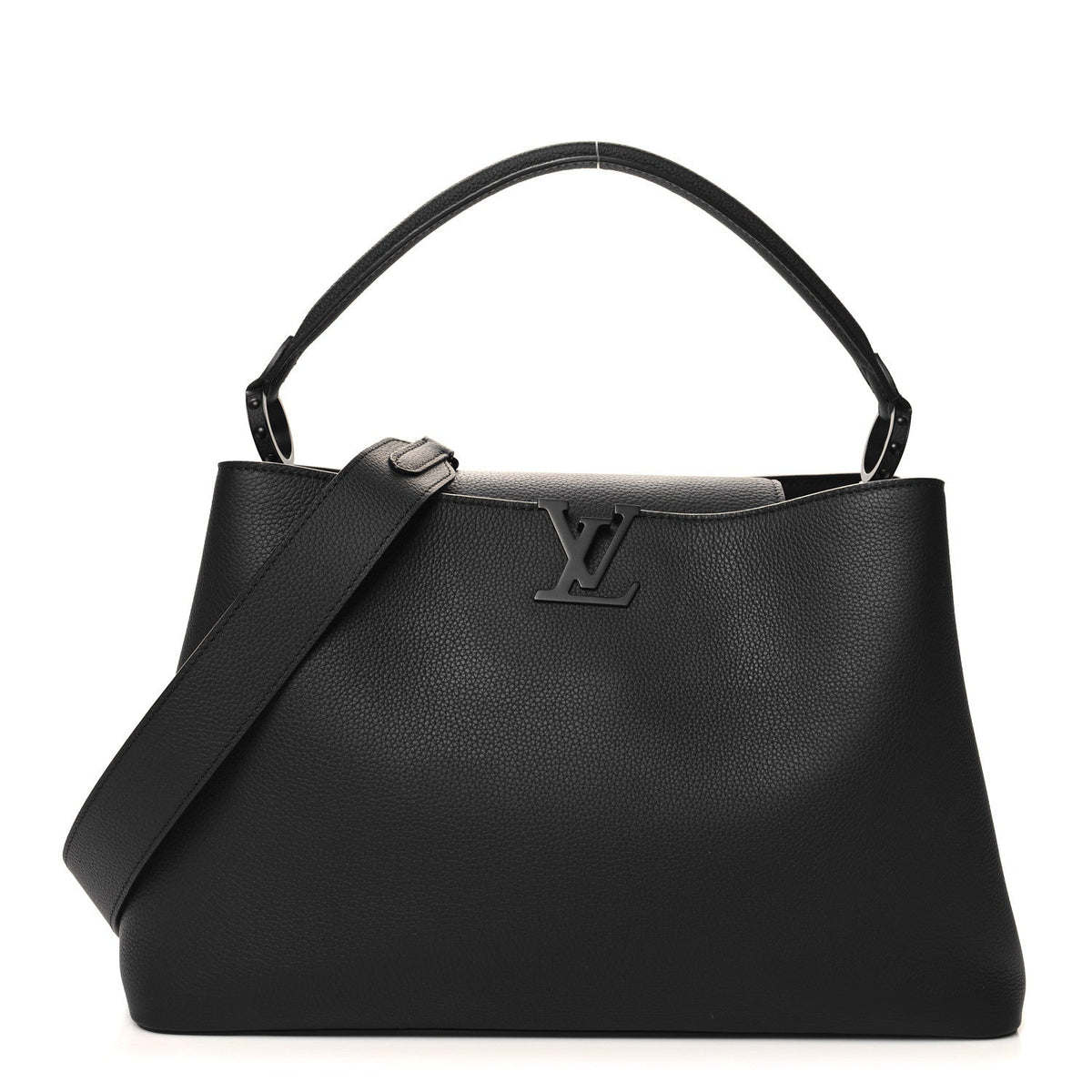 Taurillon Capucines GM Souple Matte Black