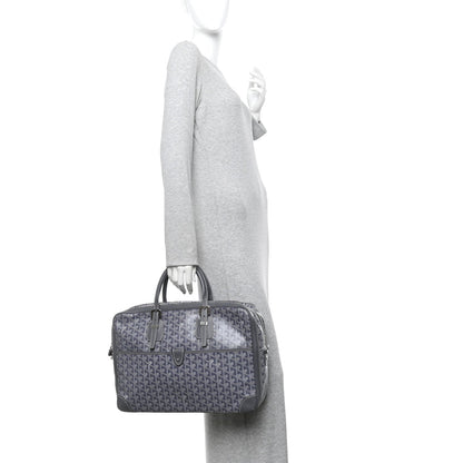 Goyardine Ambassade MM Briefcase Grey