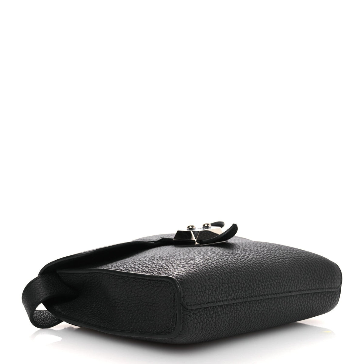 Togo Laque Sac A Depeches 21 Messenger Bag Black Bleu France