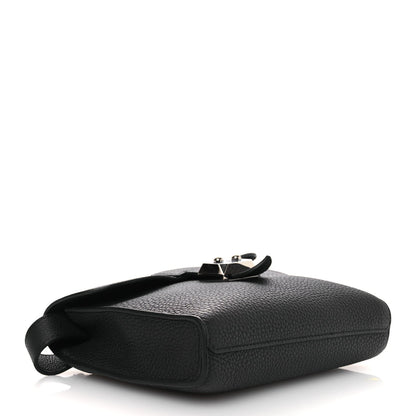 Togo Laque Sac A Depeches 21 Messenger Bag Black Bleu France