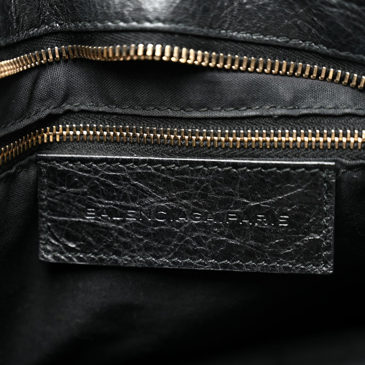 Agneau Giant 21 Rose Gold  Hardware Part Time Black