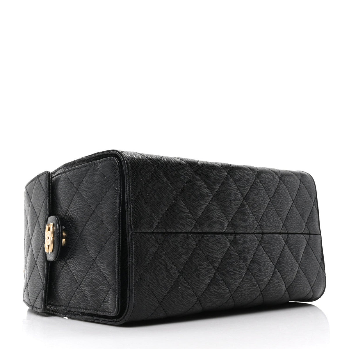 Caviar Quilted Small Chanel 25 Handbag Black