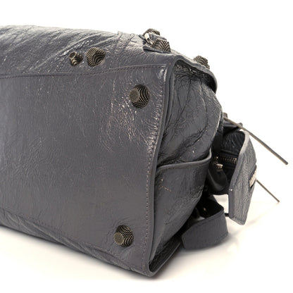 Agneau Arena Neo Cagole City Handbag Dark Grey