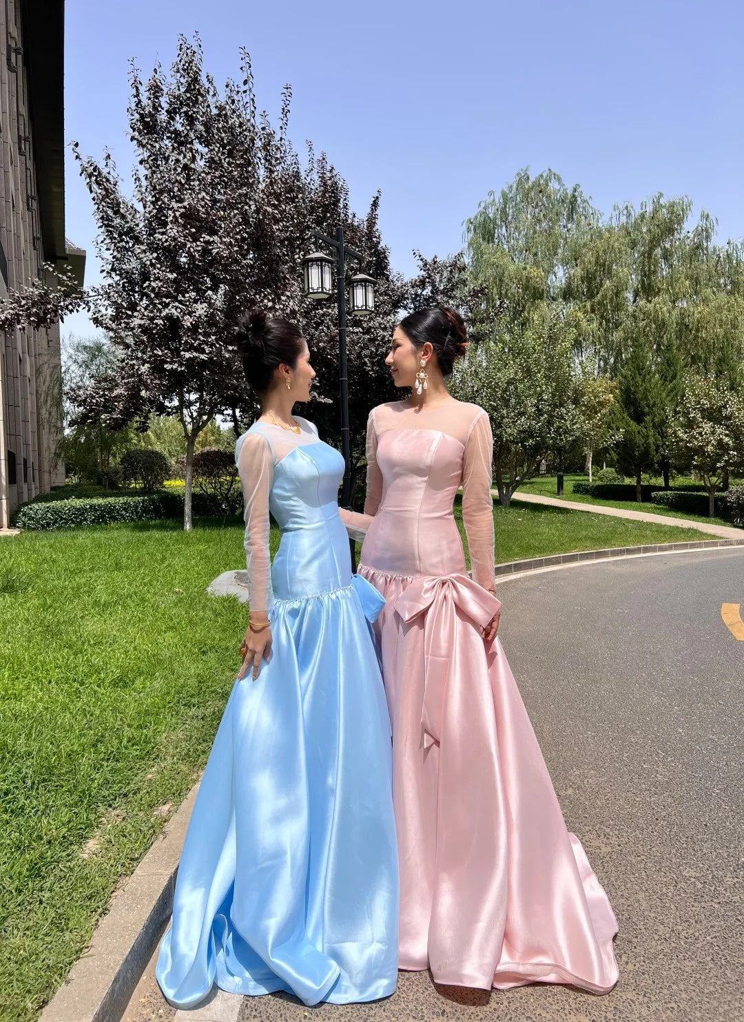 Elegant Prom Dress Crew Neck Gala Dress Formal Dress Evening Dress  D4604