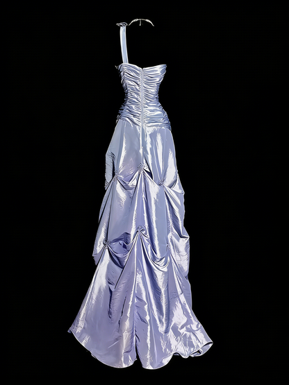 Stunning Prom Dress Lilac One Shoulder Pleated Formal Dress Evening Dresses Gala Dress      D4667