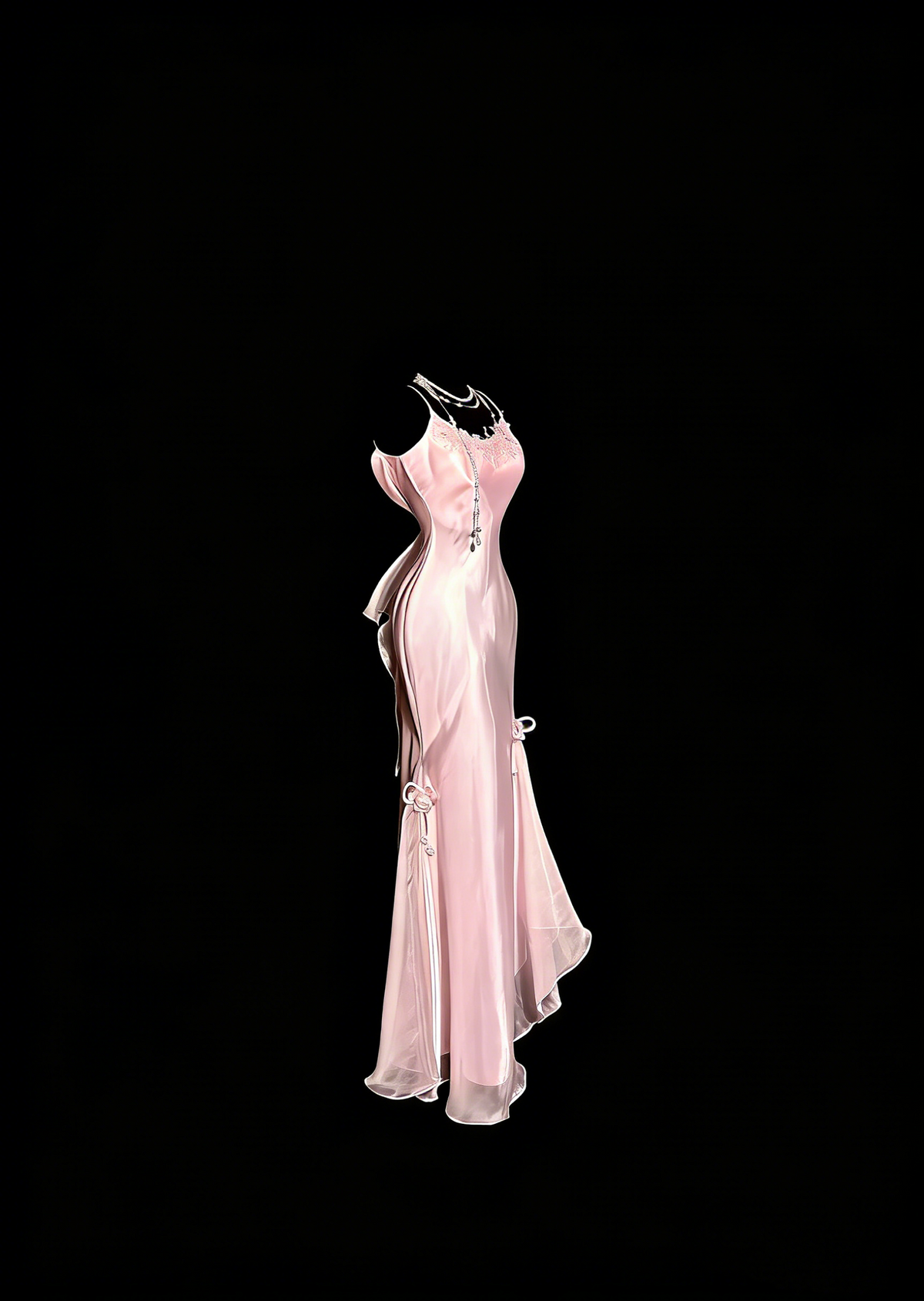 Sweet Prom Dress Light Pink Spaghetti Straps Mermaid Formal Dress Evening Dresses Birthday Party Dress      D4671