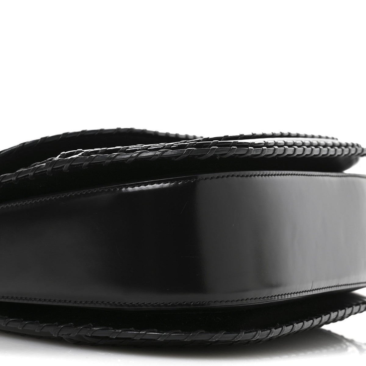 Pony Hair New Bamboo Medium Top Handle Bag Black