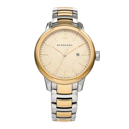 Stainless Steel 32mm Classic Round Quartz Watch Gold BU10118