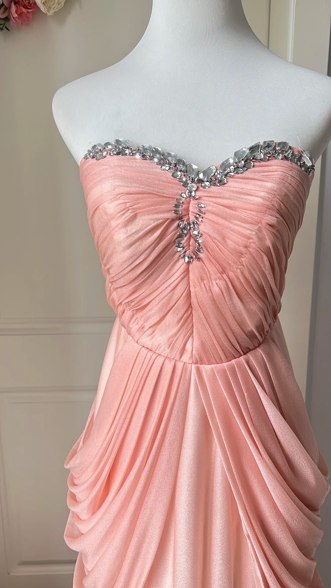 Elegant Prom Dress Sweetheart Pleated Formal Dresses Evening Dress Gala Gown  D4744