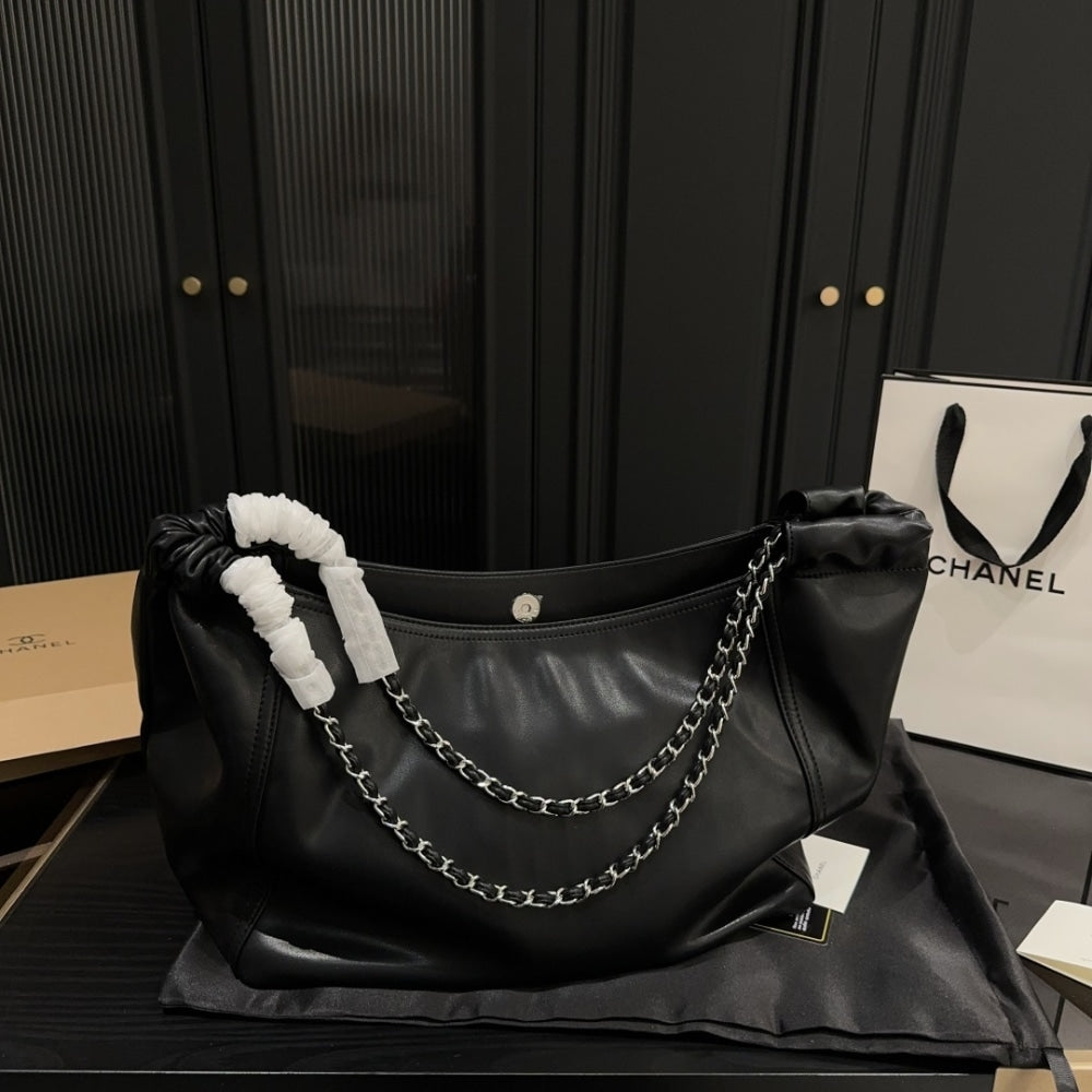 CHANEL TIMELESS CHAIN TOTE BLACK