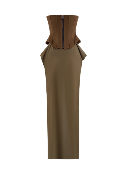 Fashion Strapless Patchwork Butterflies Design A-line Women Party Dress, D1408