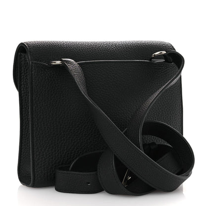 Togo Laque Sac A Depeches 21 Messenger Bag Black Bleu France