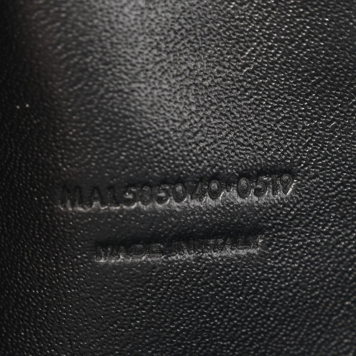 Grain De Poudre Matelasse Monogram Mini Lou Camera Bag Black