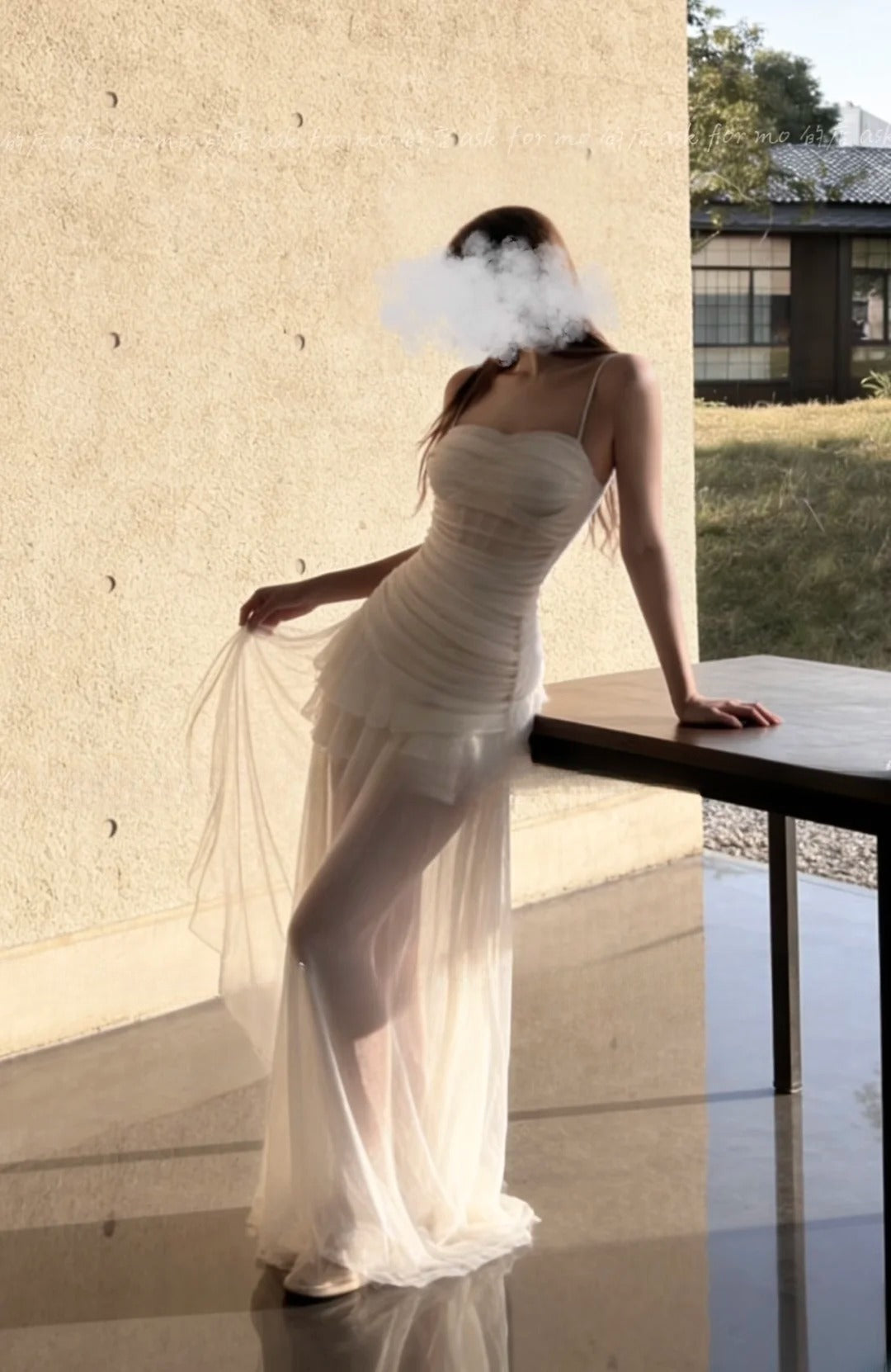 Stunning Prom Dress Spaghetti Straps Birthday Party Outfits Pleated Tulle Evening Gown Gala Dress     D4900