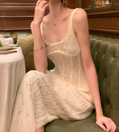 Elegant Prom Dress Spaghetti Straps Beading Gala Gown Party Outfits School Evening Dress   D4933