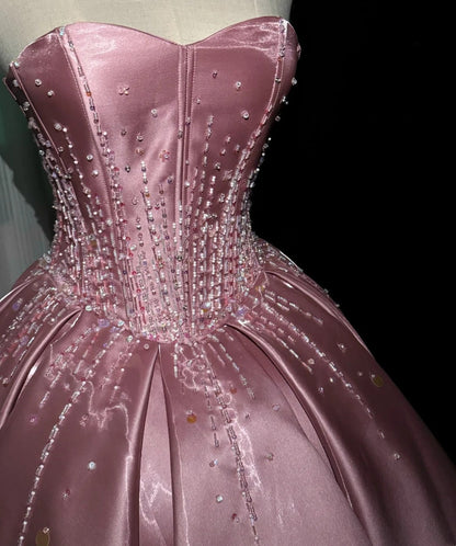 Beauty Prom Dress Sweetheart Beading Pleated Evening Dresses Birthday Party Outfits Gala Gown    D4958