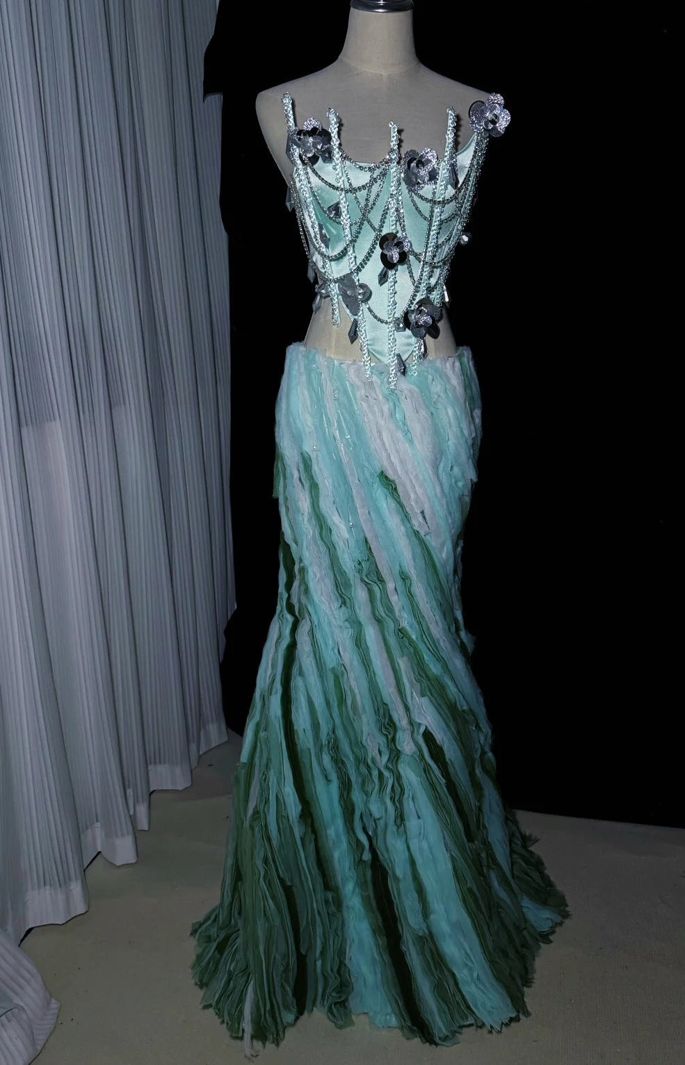 Stunning Prom Dress Strapless Pleated Evening Dresses Gala Gown Birthday Party Outfits     D4959