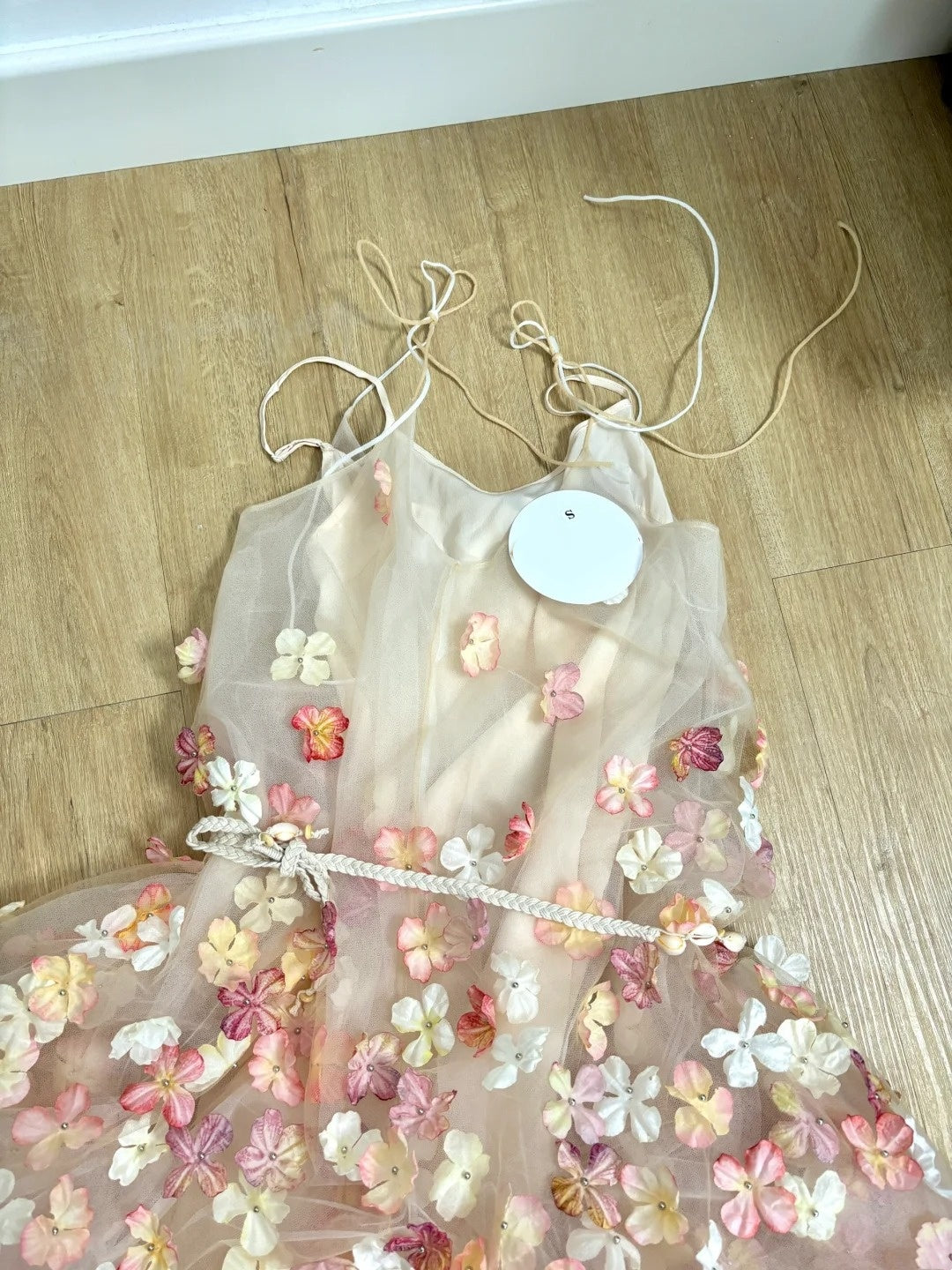 Sweet Homecoming Dress Spaghetti Straps Floral Short Prom Dress Cocktail Outfits Birthday Party Dress  D4983