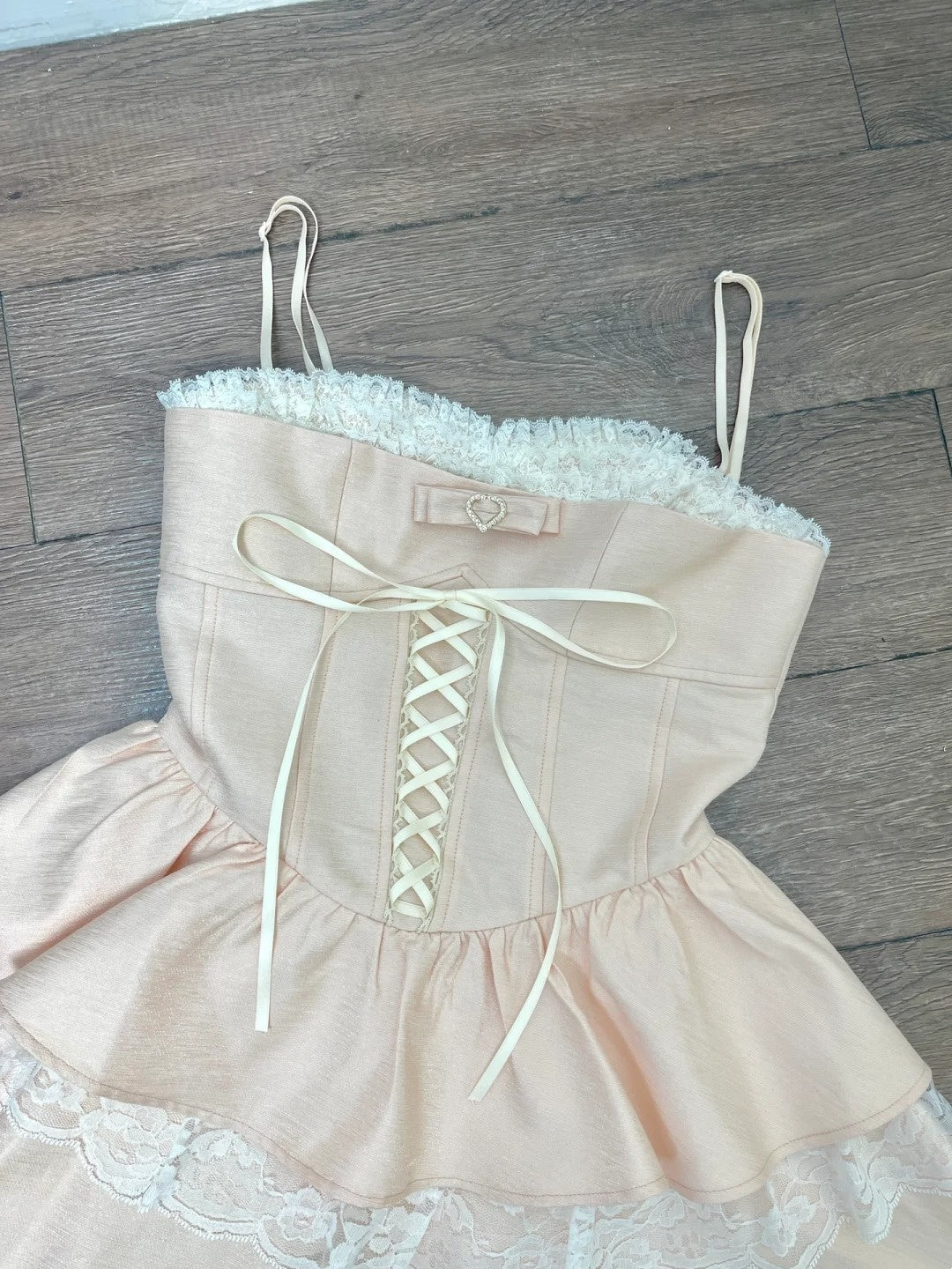 Beauty Homecoming Dress Spaghetti Straps Lace Short Prom Dress Back to School Outfits Birthday Party Dress  D4987
