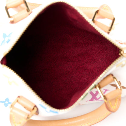 Monogram Multicolor Mini Sac HL Speedy White