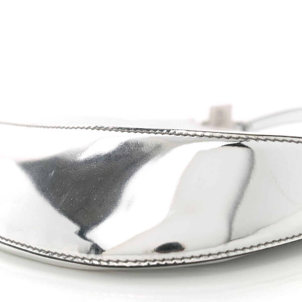 Spazzolato Cleo Shoulder Bag Argento