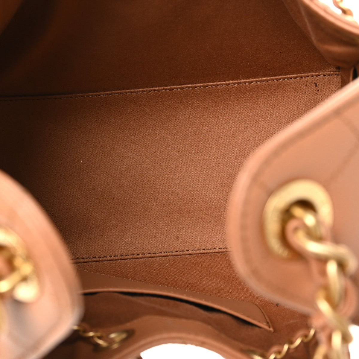 Caviar Quilted Small Chanel 25 Handbag Brown