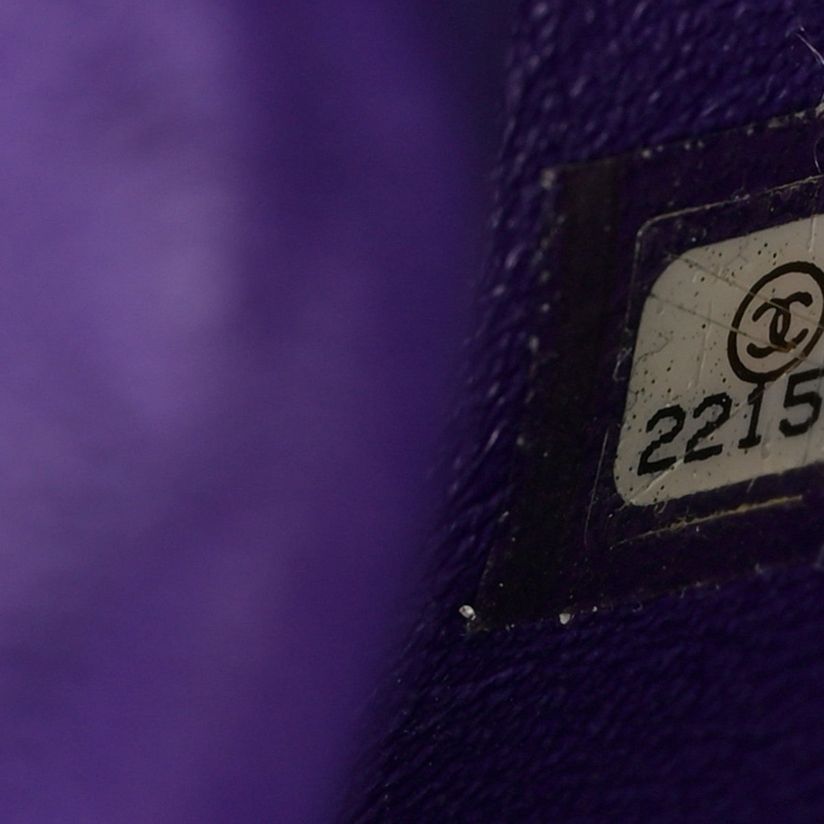 Patent Quilted Timeless Clutch Purple